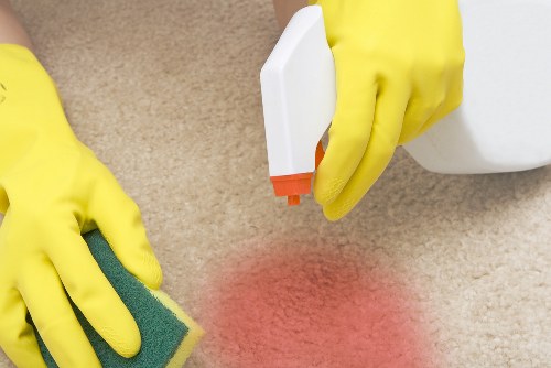 Carpet cleaning team in Kennington using eco-friendly recycling practices