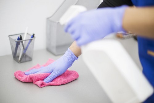 Domestic cleaning service for a Kennington home kitchen and living area