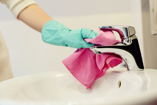 Office cleaning service for a Kennington workplace reception area