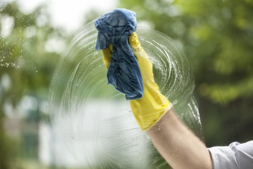 Safe handling of carpet cleaning products during service